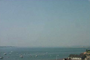 Boston: Hazy Polluted Day