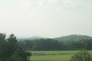Mt. Washington: Hazy Day, June 14, 2001
